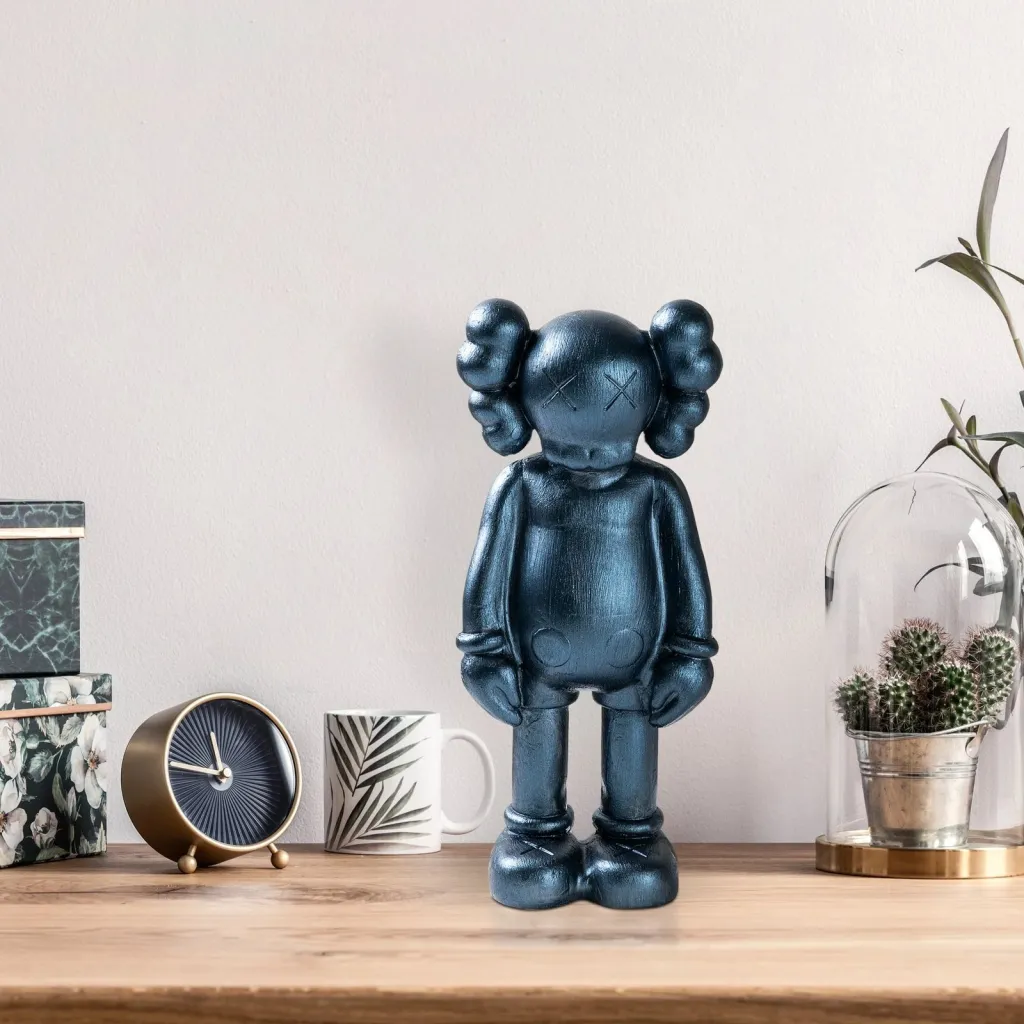 Objekt dekorativ Aberto Design, ngjyrë blu e errët, Yak-051-D - 2