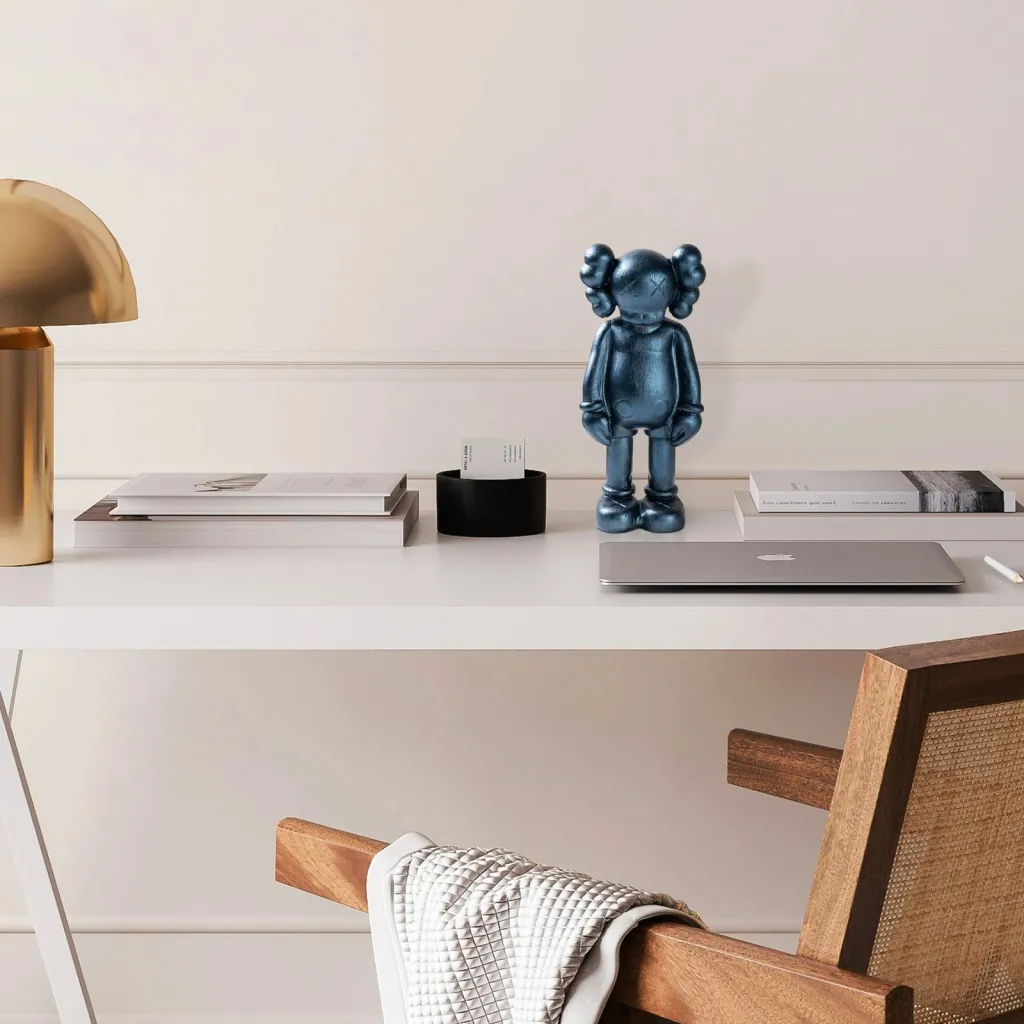 Objekt dekorativ Aberto Design, ngjyrë blu e errët, Yak-051-D - 3