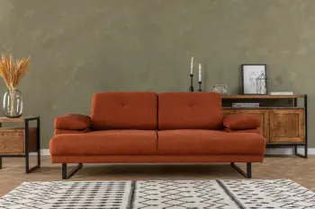 Divan-krevat 2 vende, Atelier del Sofa, Mustang, portokalli