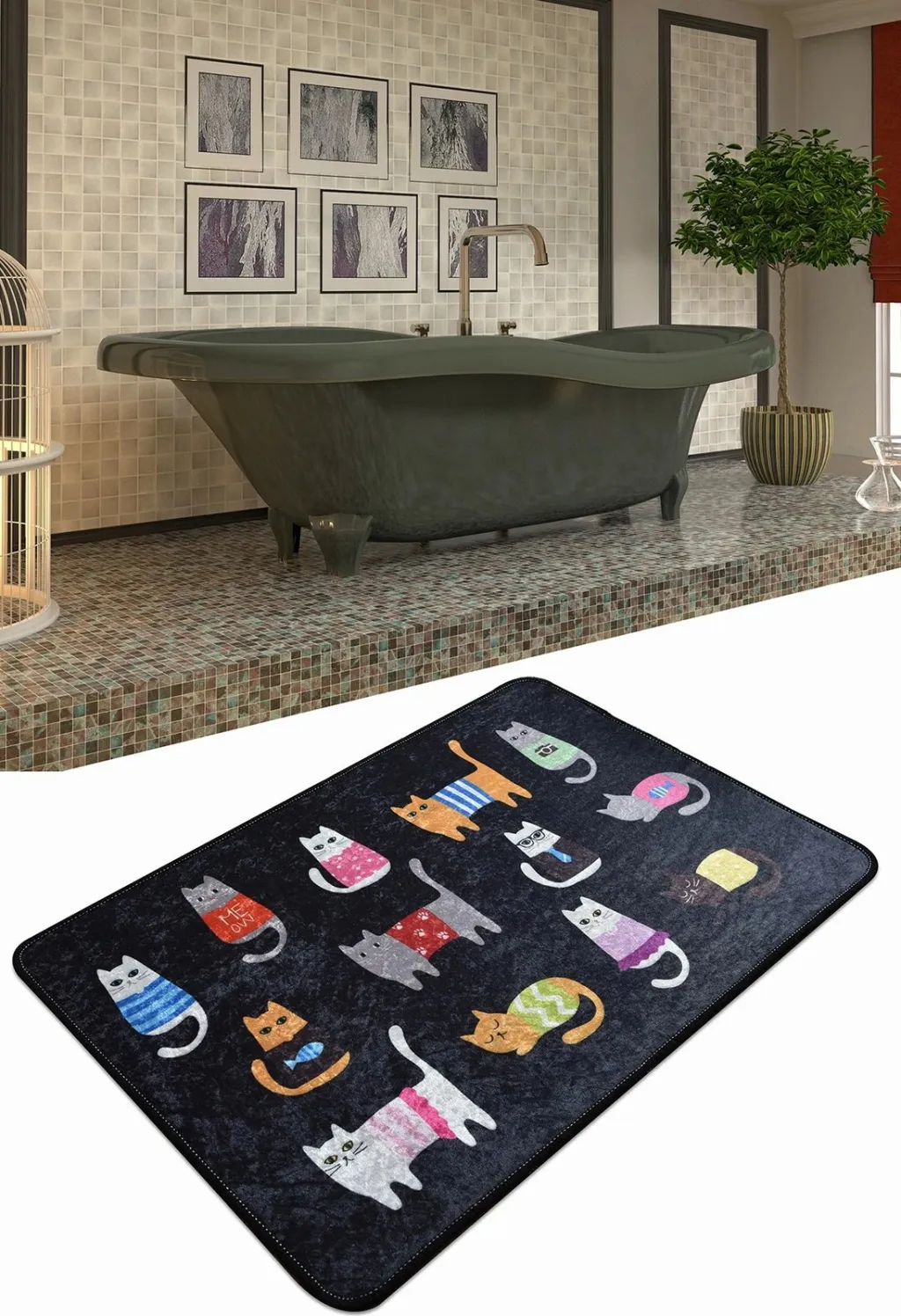 Qilim (60 x 90) Conceptum Hypnose, Macet e zeza DJT - 1
