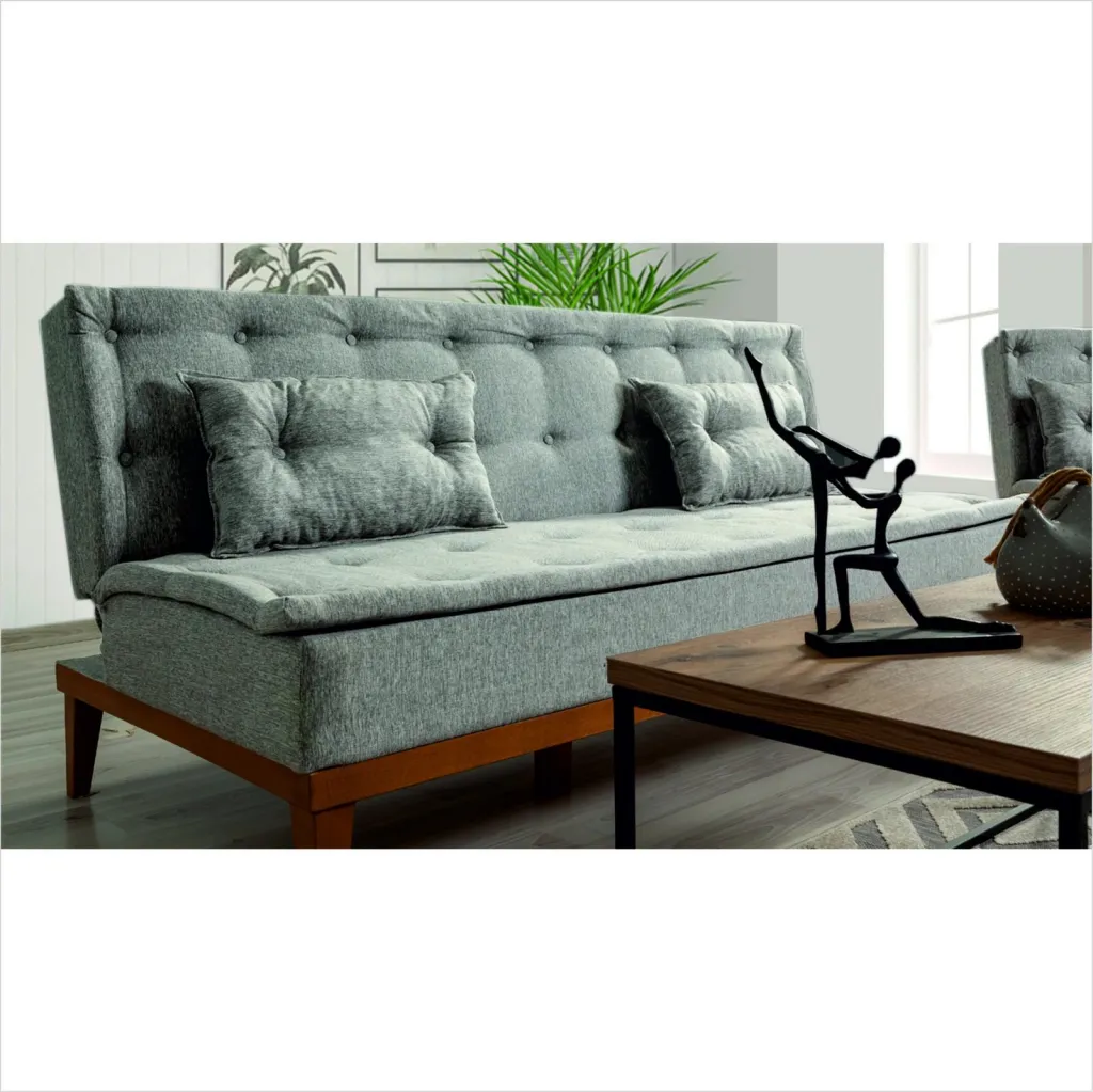 Set divan-krevat Atelier del Sofa, ngjyrë gri, Fuoco-TKM03-1008 - 3