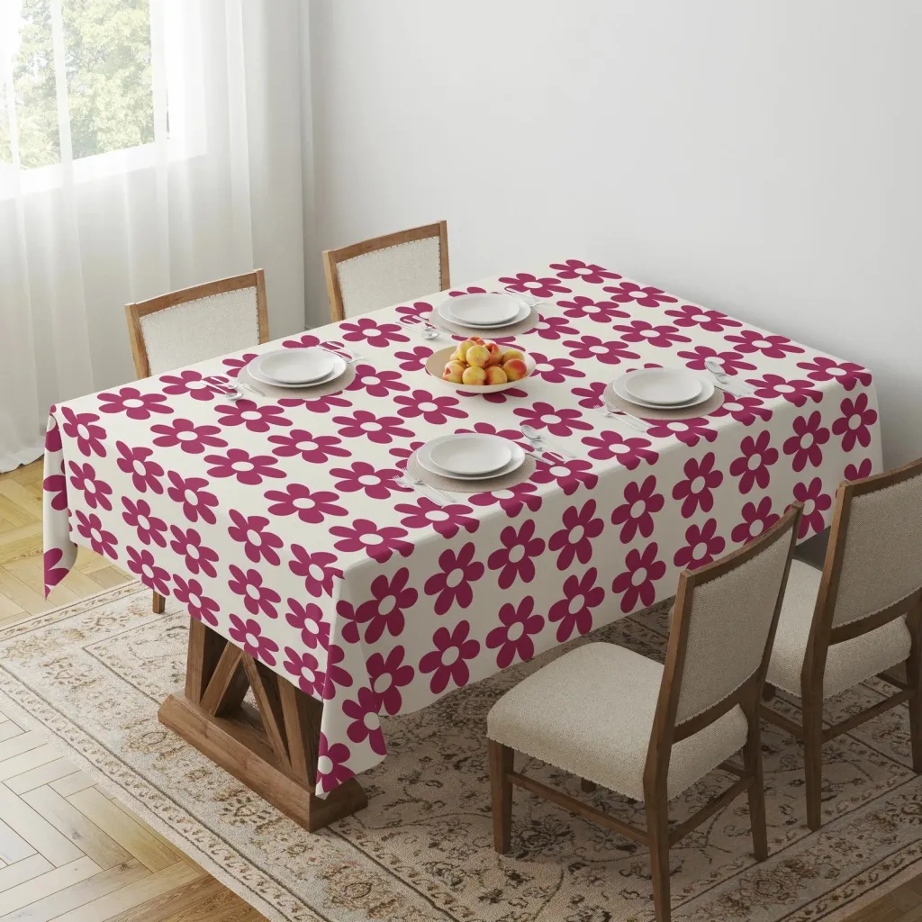 Mbulesë tavoline Hermia, Gravellamb1, 140x140 - 1