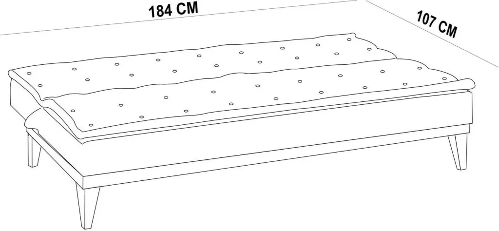 Set divani-krevat Atelier del Sofa, ngjyrë e gjelbër, Fuoco-TKM07-1070 - 12