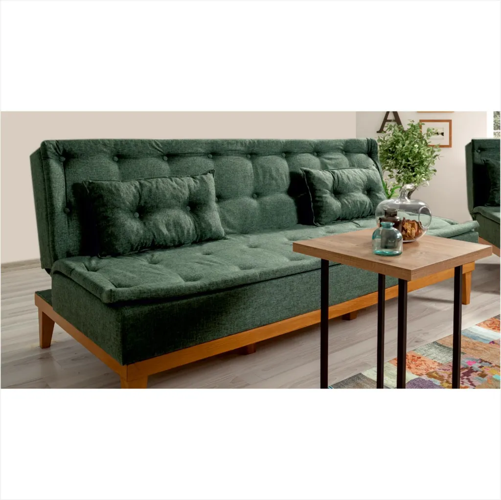 Set divani-krevat Atelier del Sofa, ngjyrë e gjelbër, Fuoco-TKM07-1070 - 3