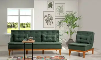 Set divani-krevat Atelier del Sofa, ngjyrë e gjelbër, Fuoco-TKM07-1070