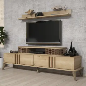 Komodë TV Hanah Home, Eylül, ngjyrë lisi
