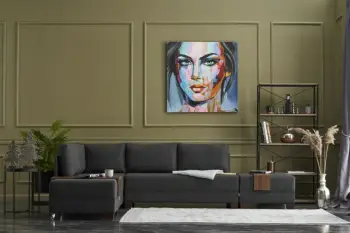 Kënd-sofë krevate Fly, ngjyrë antracit, Atelier del Sofa, kënd i majtë