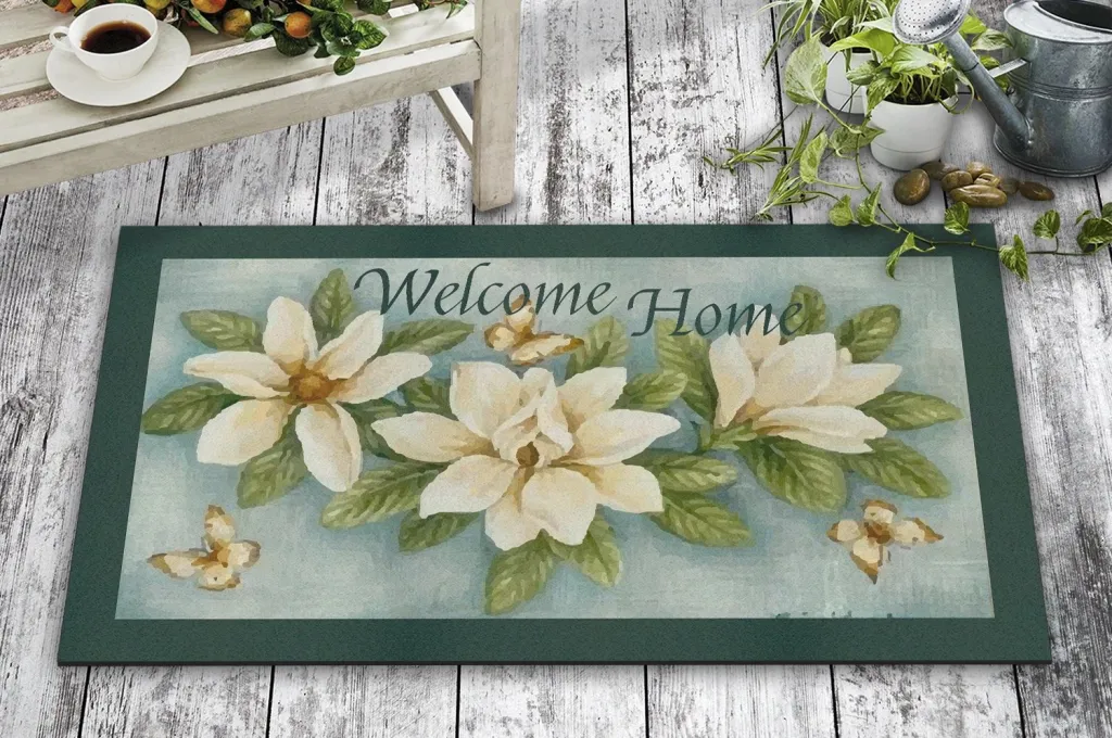 Shilte hyrëse PVC Aberto Design, zambakë të bardhë - 1
