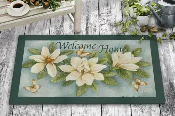 Shilte hyrëse PVC Aberto Design, zambakë të bardhë