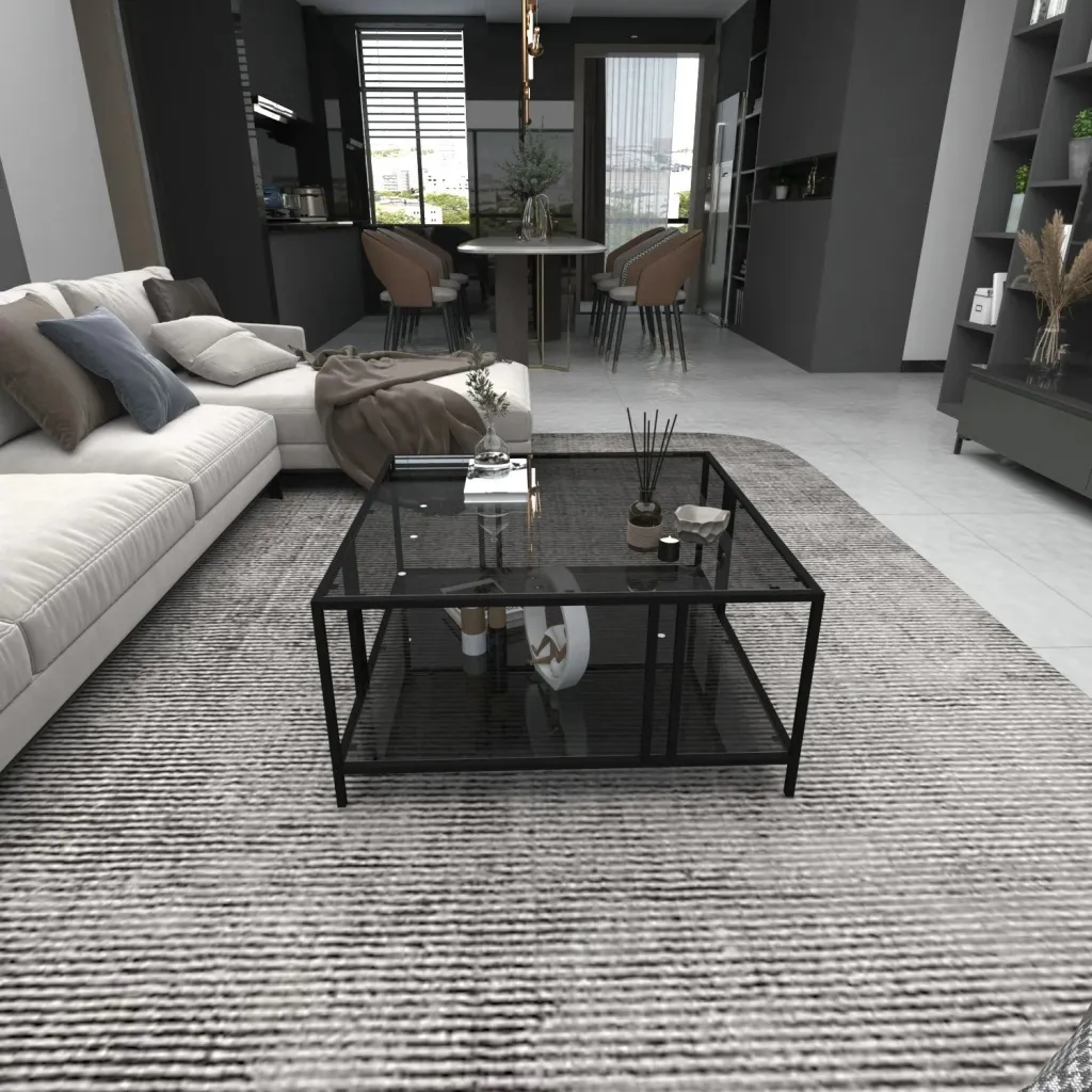 Tavolinë e ulët Hanah Home Uranüs, ngjyrë e zezë, fume - 2