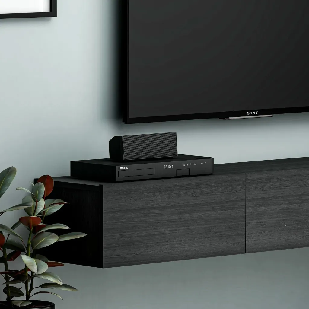 Komodë TV Hanah Home, ngjyrë terrakote e zezë - 5