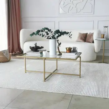 Tavolinë kafeje Hanah Home, Sun S410, ngjyrë ari