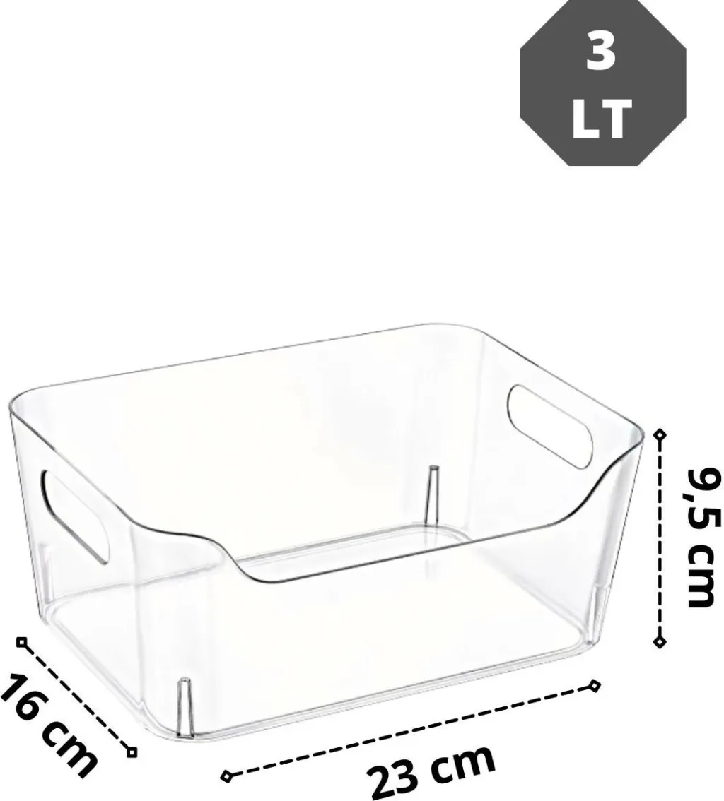 Set organizues për frigorifer (3 copë), Hermia, CLRORG03-3 - 3