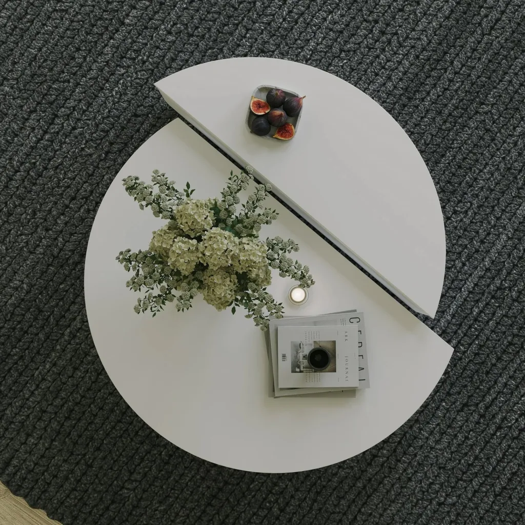Tavolinë kafeje Hanah Home, Podium, e bardhë - 7