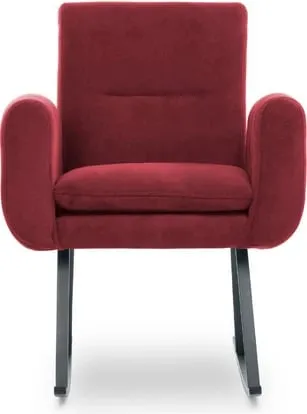 Karrige lëkundëse Atelier del Sofa, Kono, ngjyrë bordo - 2