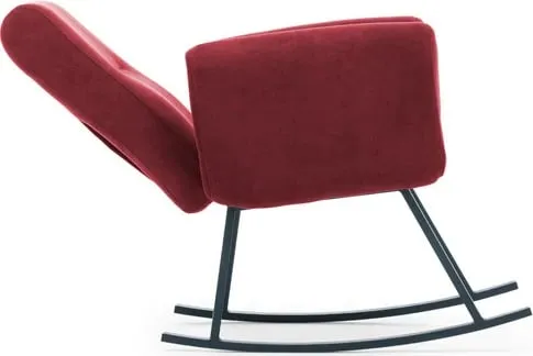 Karrige lëkundëse Atelier del Sofa, Kono, ngjyrë bordo - 4