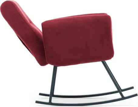 Karrige lëkundëse Atelier del Sofa, Kono, ngjyrë bordo - 5