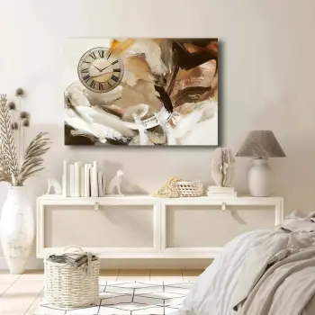 Orë muri dekorative prej kanavace, Wallity, 70100CS-045, shumëngjyrëshe, 70x100cm