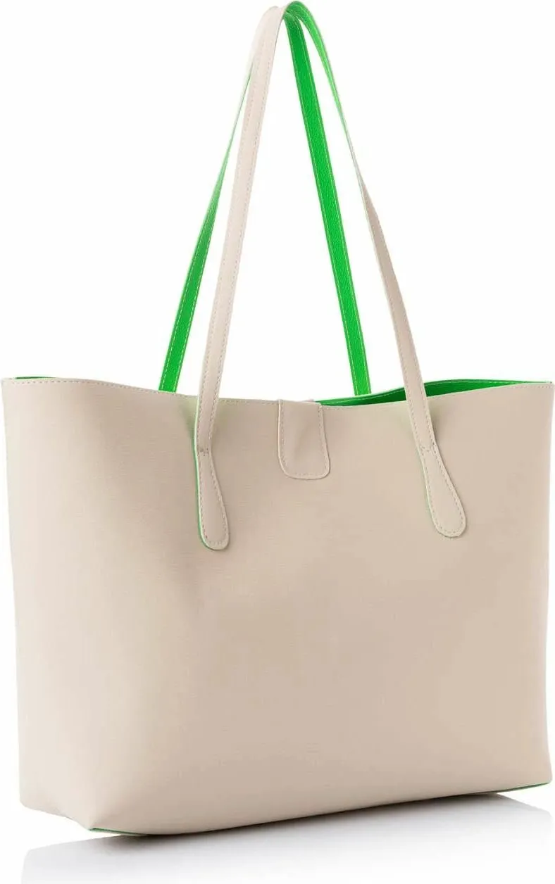 Çantë tote Lucky Bees, krem, 1238 Znc - 1