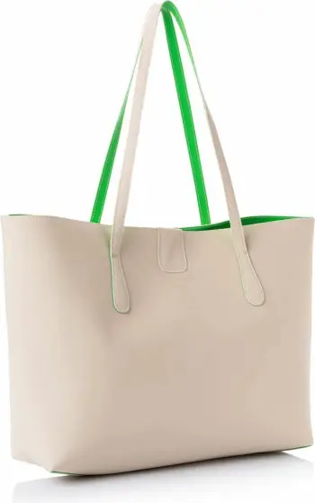 Çantë tote Lucky Bees, krem, 1238 Znc