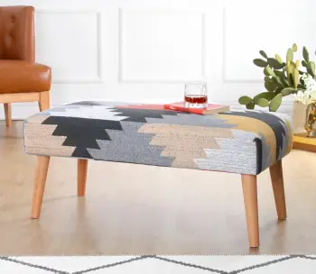 Bankë Atelier del Sofa, Beshir v2, shumëngjyrëshe, 91x42x46 cm