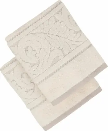 Set peshqirësh duarsh (2 copa), Mijölnir, Sultan, krem