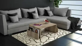 Tavolinë kafeje Hanah Home, Magazin, ngjyrë arre