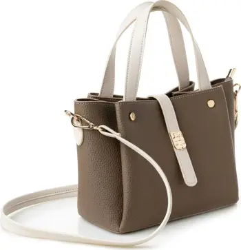 Çantë dore Vince Camuto, Bellagio, krem dhe mink