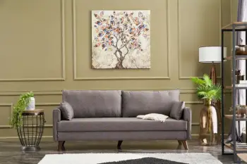 Divan-krevat treshe, ngjyrë kafe, Atelier del Sofa, Bella