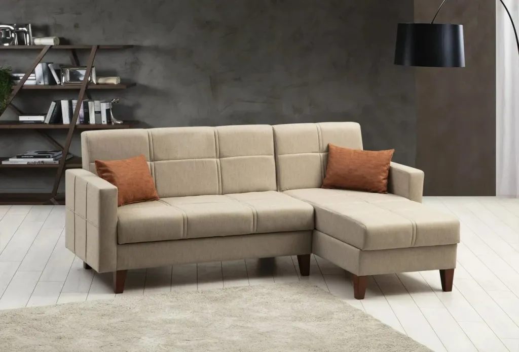 Kënd-sofë krevati Atelier del Sofa, Polya, bezhë - 2