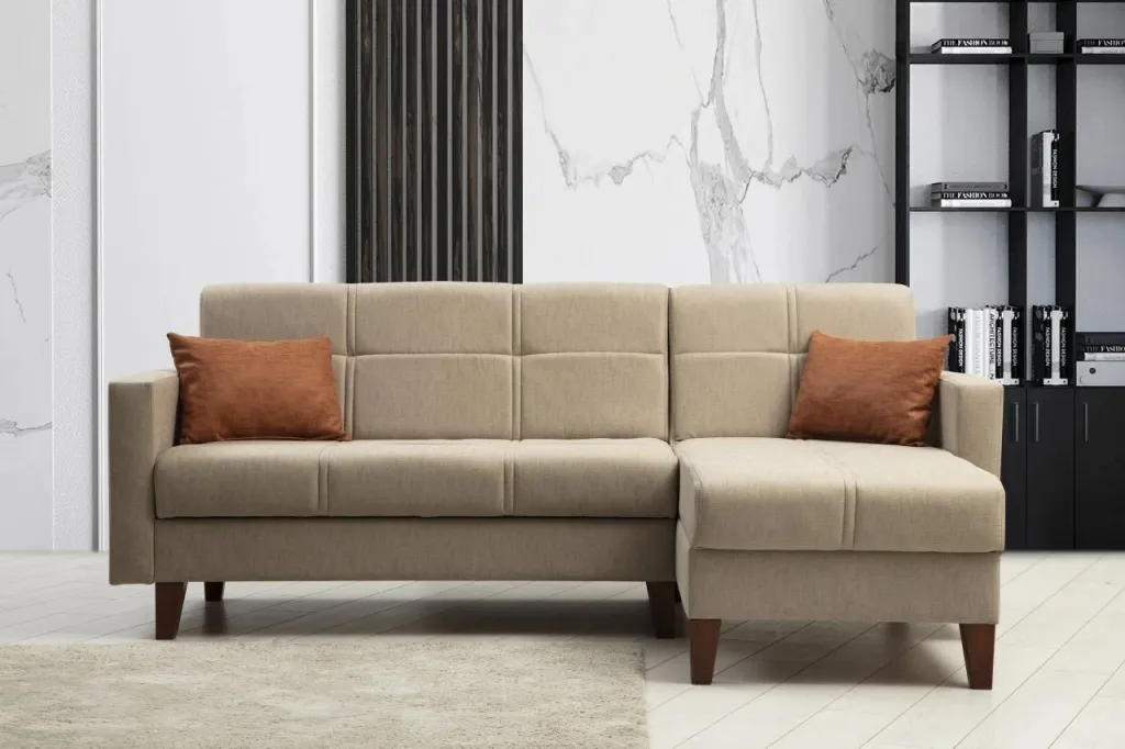 Kënd-sofë krevati Atelier del Sofa, Polya, bezhë - 3