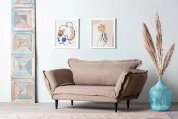 Divan-krevat dy vendësh, ngjyrë mink, Atelier del Sofa, Vino Daybed - GR121\01