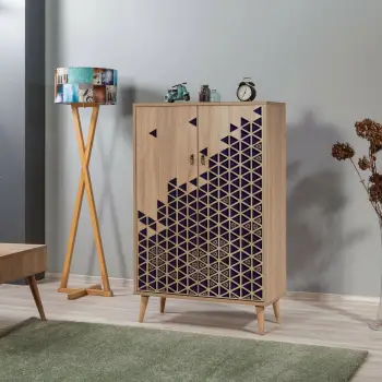 Dollap multifunksional Hanah Home, Multibox - 123, ngjyrë lisi Sonoma