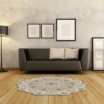Qilim për korridor, ngjyrë krem, Conceptum Hypnose, 100x100cm, Aln600156Kr17
