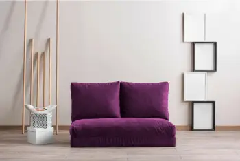 Divan-krevat dy vendësh, ngjyrë vjollcë, Atelier del Sofa, Taida