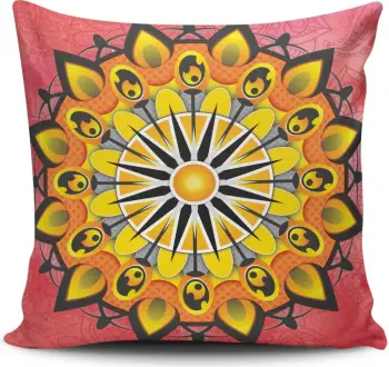 Jastëk mbulesë Aberto Design, MANDALA-19, pa mbushje