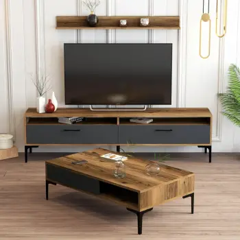 Set Mobiljesh Dhome Ndenjeje Istanbul, arrë, antracit