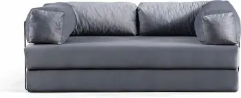 Divan-krevat 2 vende, Atelier del Sofa, Via Con, gri e çelët