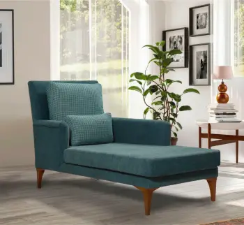 Divan Atelier del Sofa, ngjyrë turquoise, Bifo