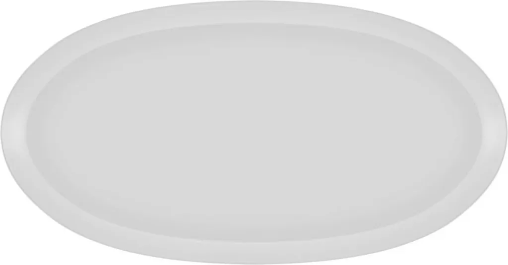 Pjatë servirëse Hermia CTT0024, 22 x 43 x 1 cm, e bardhë - 2