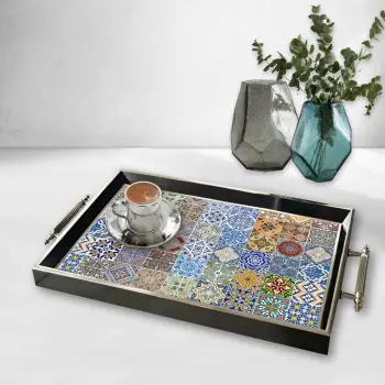 Tabaka qelqi Aberto Design, shumëngjyrëshe, TPG9894