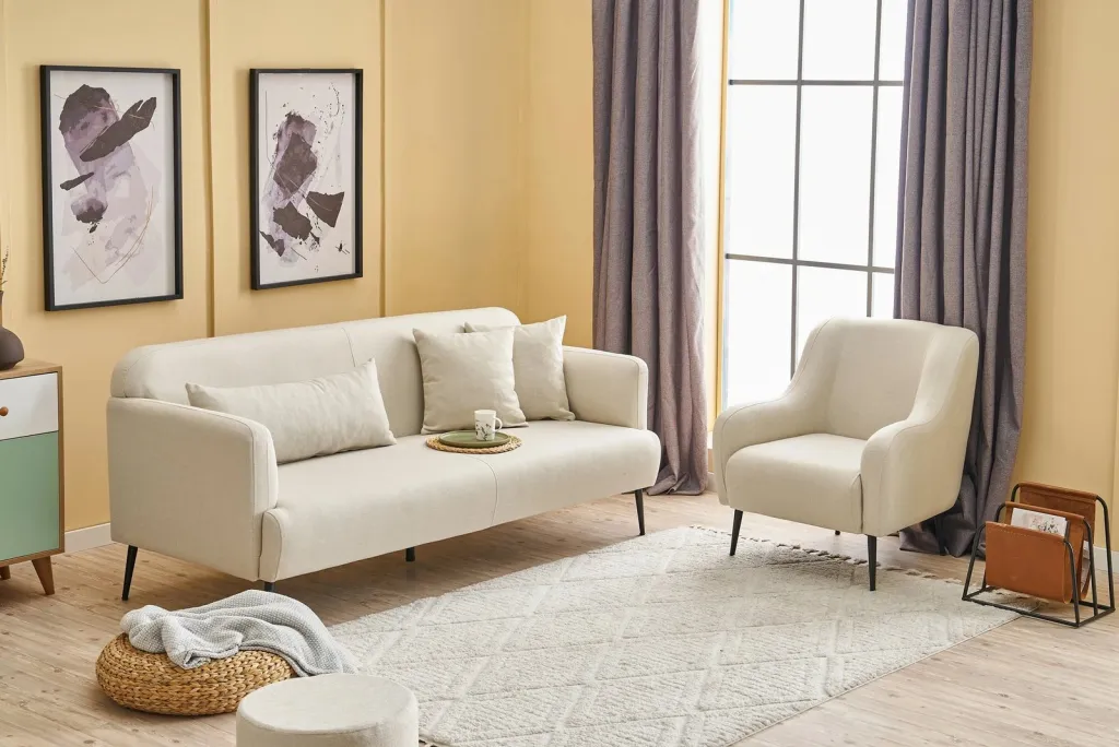 Divan treshe Revos, krem, Atelier del Sofa - 2