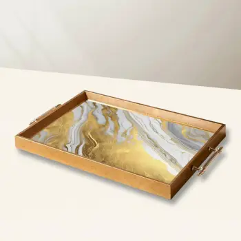 Tabaka dekorative prej qelqi, Aberto Design, TPEA10034, shumëngjyrëshe