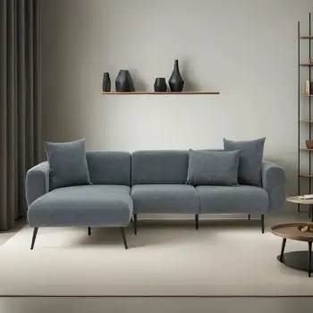 Këndore Atelier del Sofa, anë e majtë, ngjyrë antracit