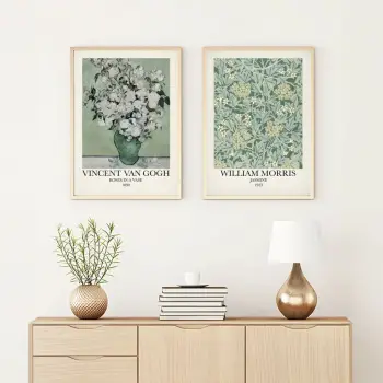 Pikturë dekorative me kornizë, MDF, 2 copë, Wallity, Huhu277, 50x70cm