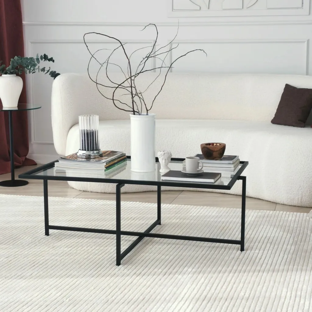 Tavolinë kafeje Hanah Home, Sun S408, ngjyrë e zezë - 5