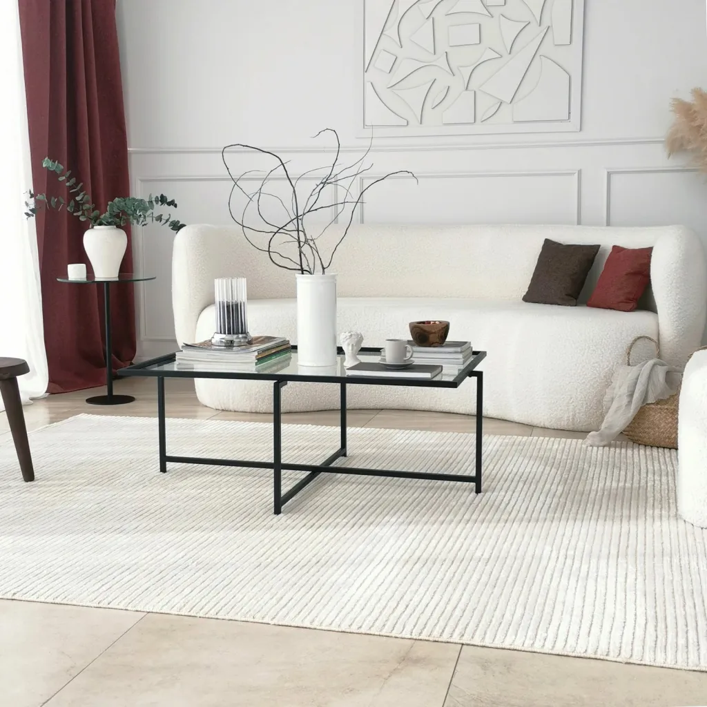 Tavolinë kafeje Hanah Home, Sun S408, ngjyrë e zezë - 6