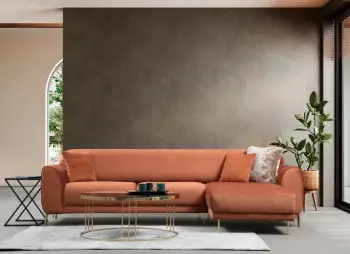 Kënd divan-krevat Atelier del Sofa, kënd i djathtë, ngjyrë kanelle (L3-Chl)