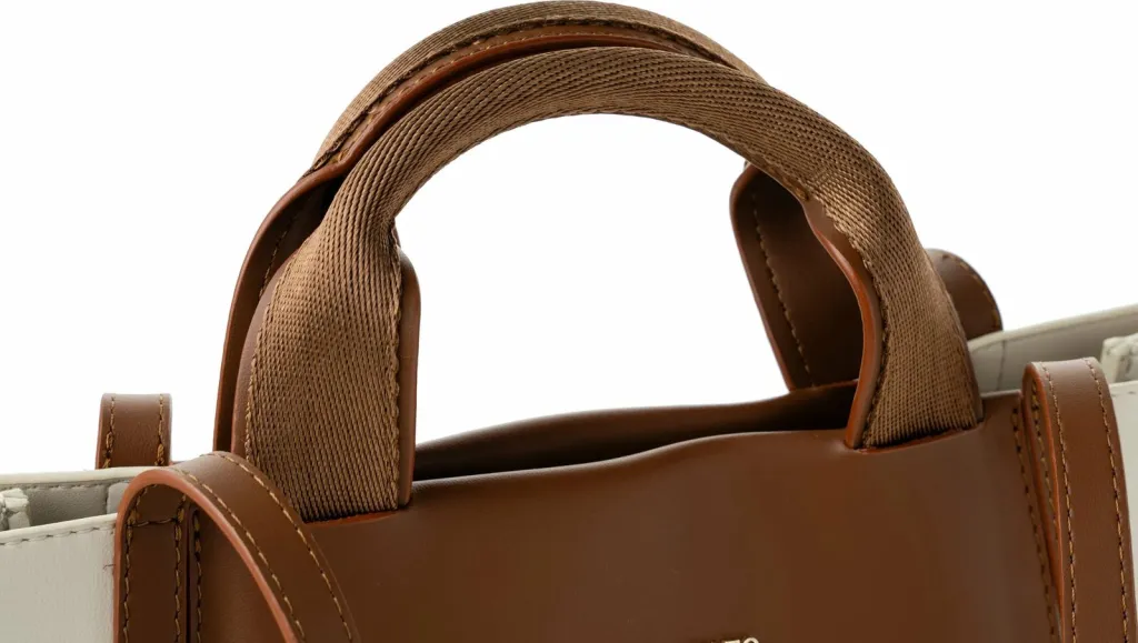 Tote bag Vince Camuto, Umbria, krem dhe kafe e hapur - 6