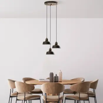 Llambë tavani Opviq MEMATI-181RETRO-3, metal, ngjyrë antike